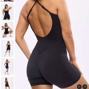 Buffbunny Legacy Bodysuit 6" - Onyx Black - Small